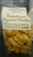 Barquettes aux oignons et ciboulette