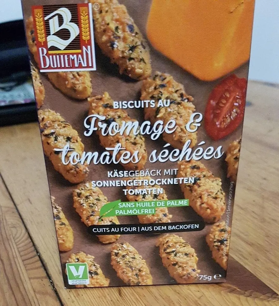 Biscuits au fromage et tomates séchées