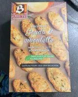 Biscuit au gouda et ciboulette