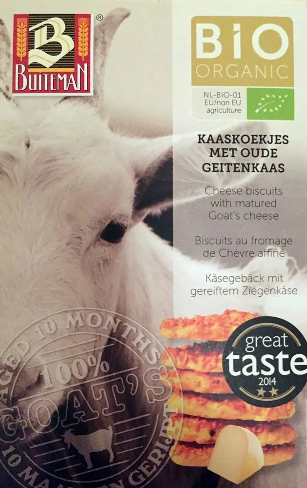 Kaaskoekjes met oude geitenkaas