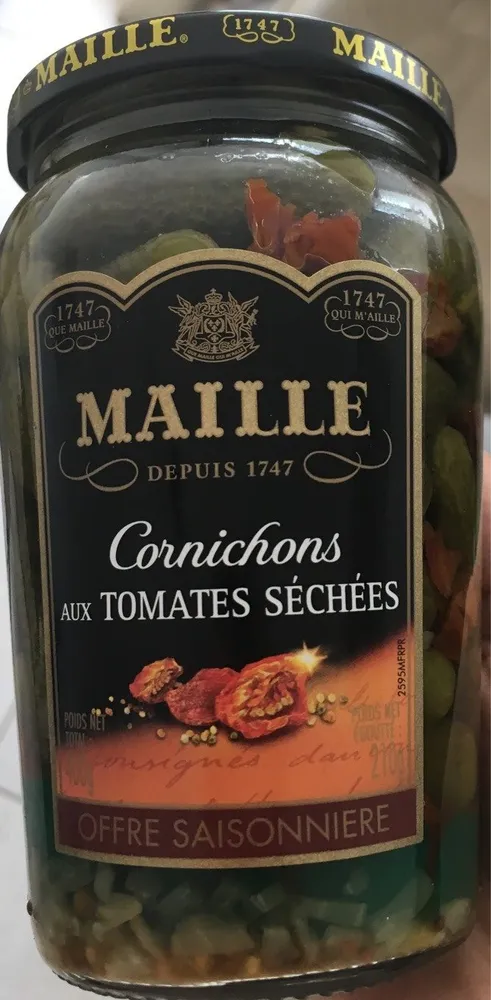Cornichons aux Tomates Séchées
