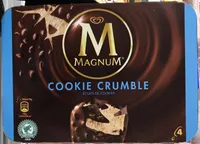 Magnum Batonnet Glace Cookie Crumble x4 400ml