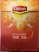Lipton Thé Noir Or Ceylan 25 Sachets