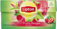 Lipton Thé Vert Fruits Rouges 25 Sachets