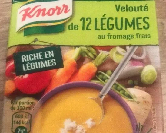 Knorr Soupe Velouté de 12 Légumes au Fromage Frais 30cl