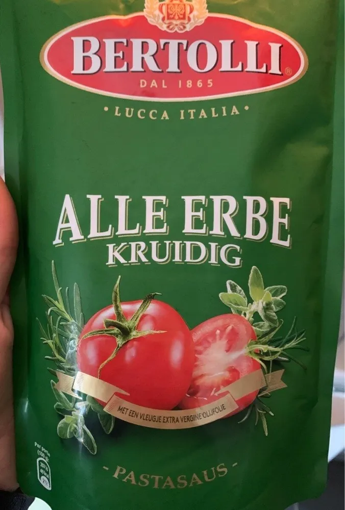 Pastasaus "alle erbe" kruidig