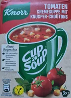Cup a Soup, Tomaten Cremesuppe mit Knusper-Croûtons