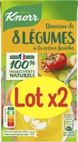 Knorr Soupe Douceur de 8 Légumes à la Crème Fraîche 2x50cl