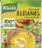 Knorr Soupe Liquide Douceur de 8 Légumes à la Crème Fraîche 30cl