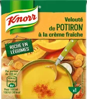 Velouté Potiron Crème Fraîche