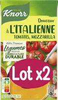 Knorr Soupe Liquide Tomates Mozzarella 2x1l