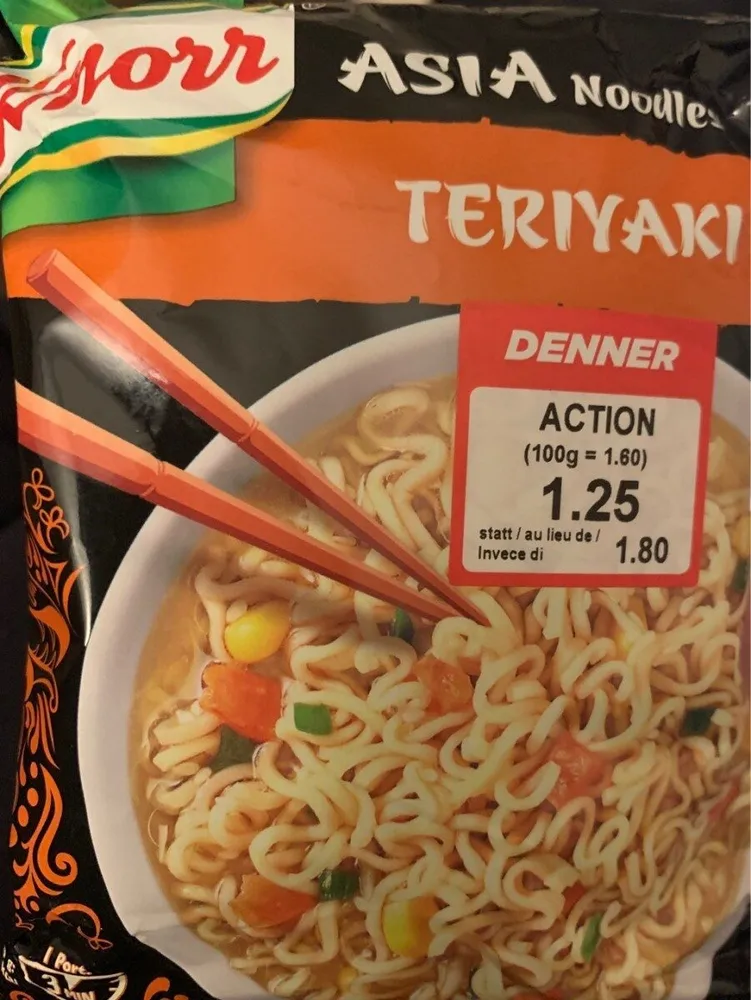 Asia noodle Teriyaki