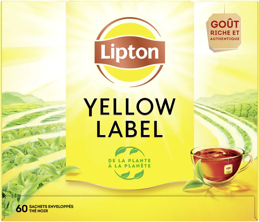 Lipton Thé Noir Yellow Label 60 Sachets