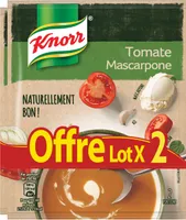 Knorr Soupe Déshydratée Tomate Mascarpone Lot de 2x70g