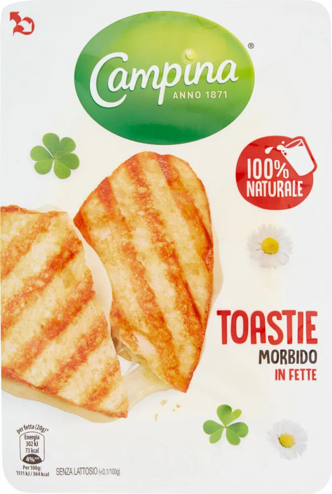 Toastie morbido in fette