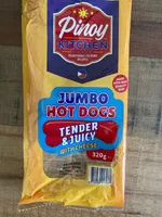 Jumbo Hot Dogs Tender & Juicy with Cheese