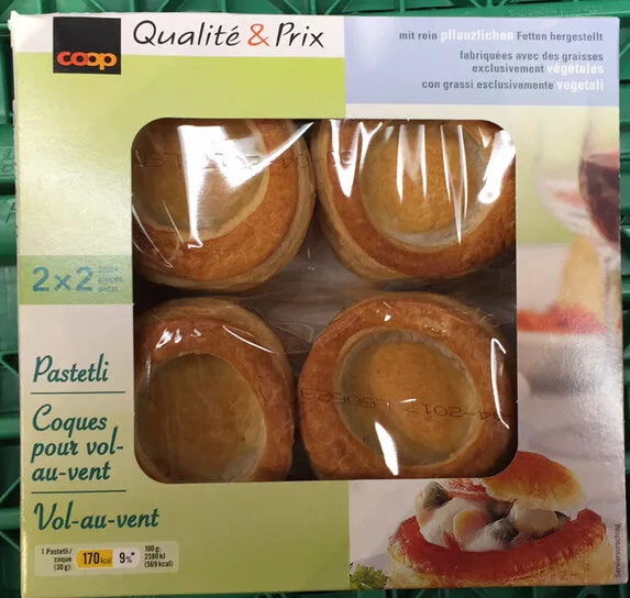 Coques pour vol-au-vent