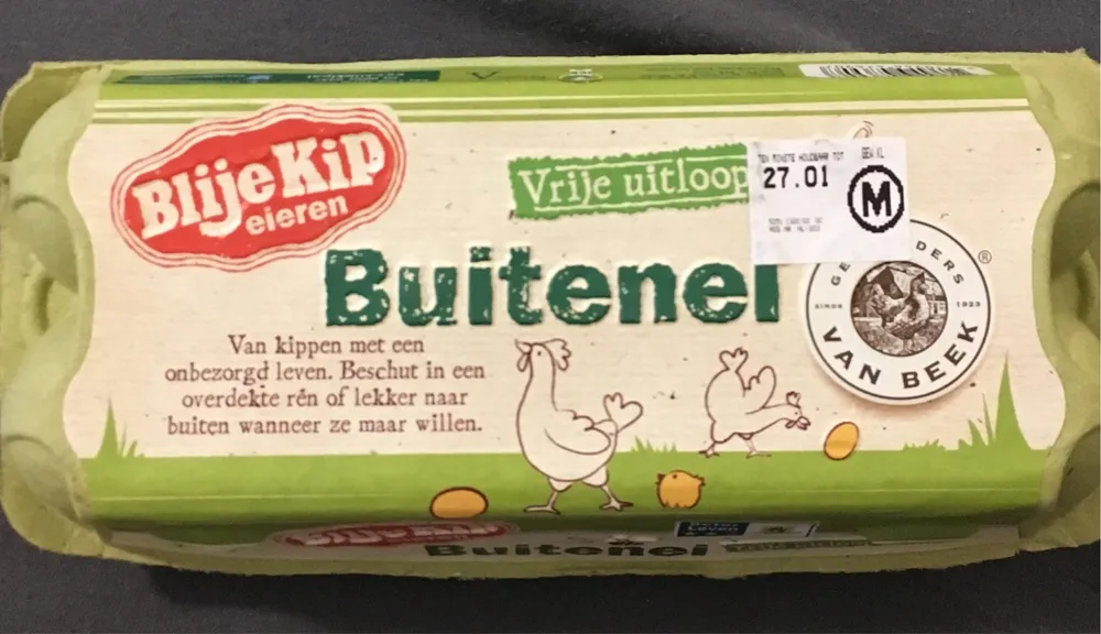 Gebroeders Van Beek Buitenei Vrije Uitloop, Medium Ei