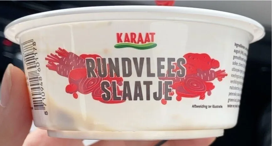 Rundvlees slaatje