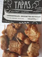 Tapas brochettes de poulet