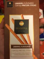 Caramel Flavoured Coated pretzel Sticks