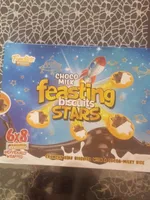 Choco milk feasting biscuits stars