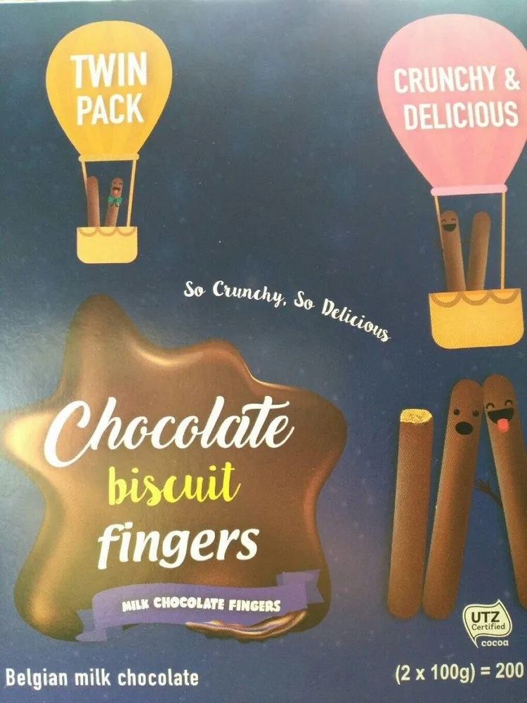 Chocolate biscuit fingers