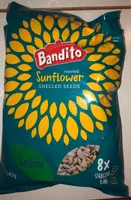 Roasted sunflower shelled seeds