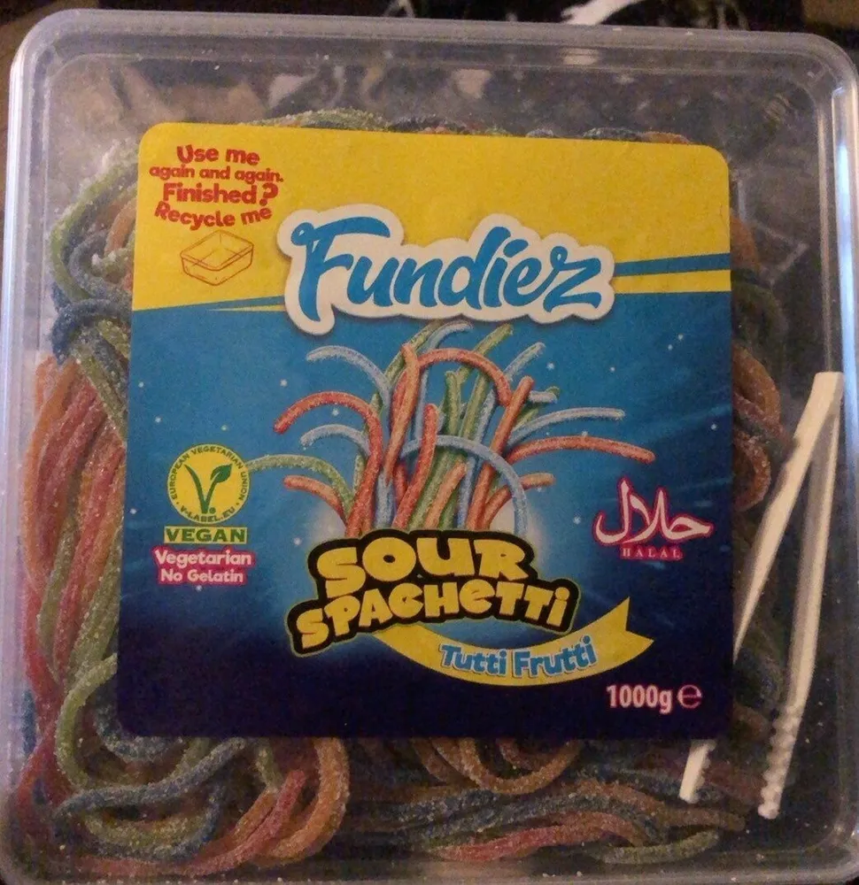 Sour spaguetti Tutti Frutti