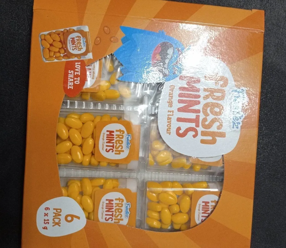 Orange Flavour Mints
