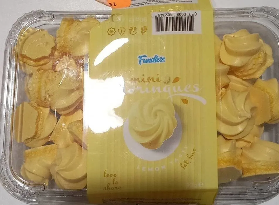 Mini meringues citron