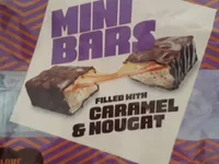Mini bars Filled with caramel & nougat