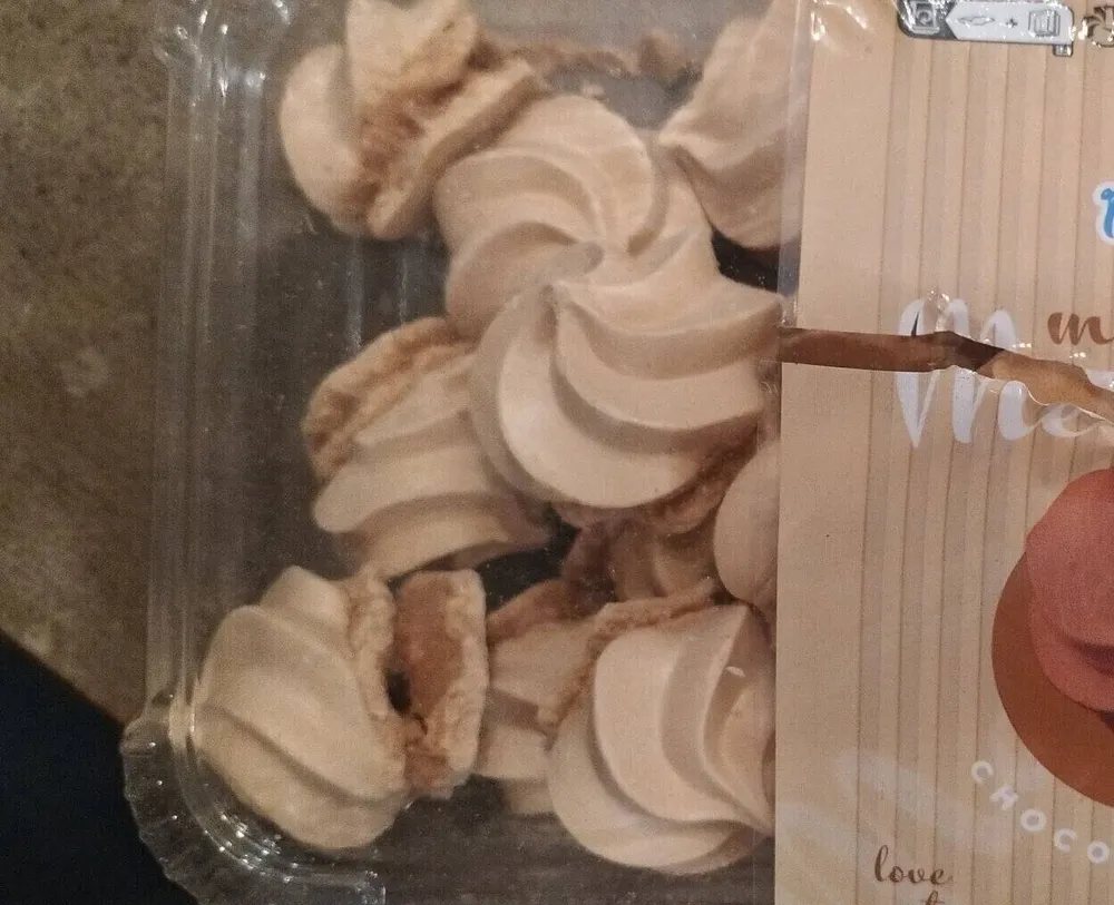 Mini meringues chocolat et caramel