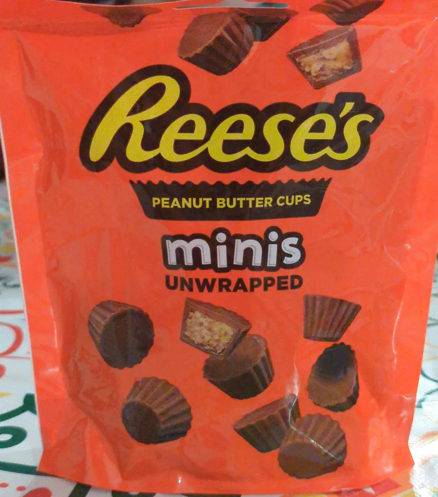 Reese's Peanut butter cups minis unwrapped