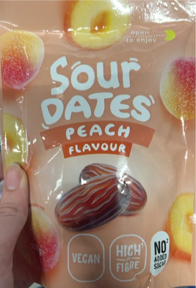 Sour Dates peach flaver