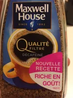 Qualité filtre décaféiné