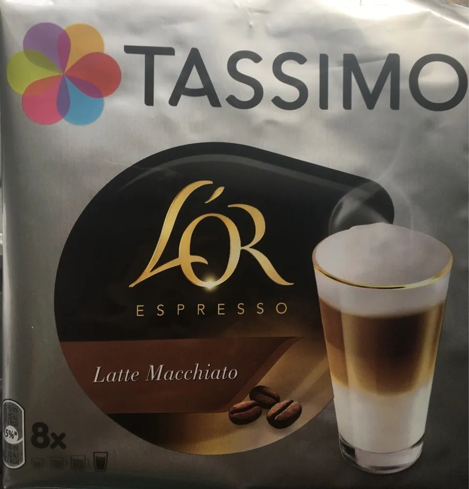 Tassimo L'or Espresso Latte Macchiato Pods X8