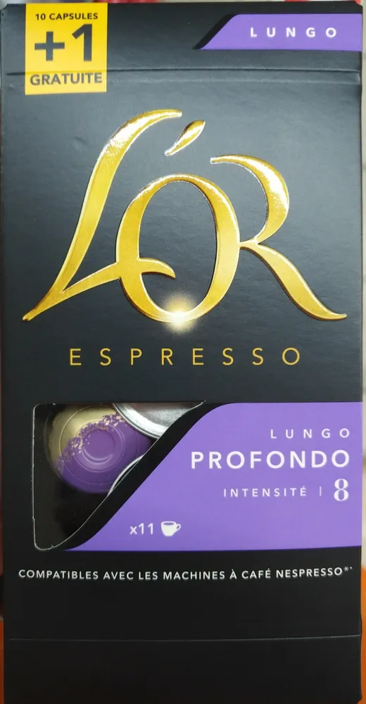 L or espresso lungo profondo 10+1 capsules