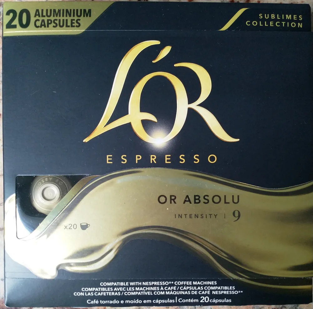 Or absolu intensité n°9