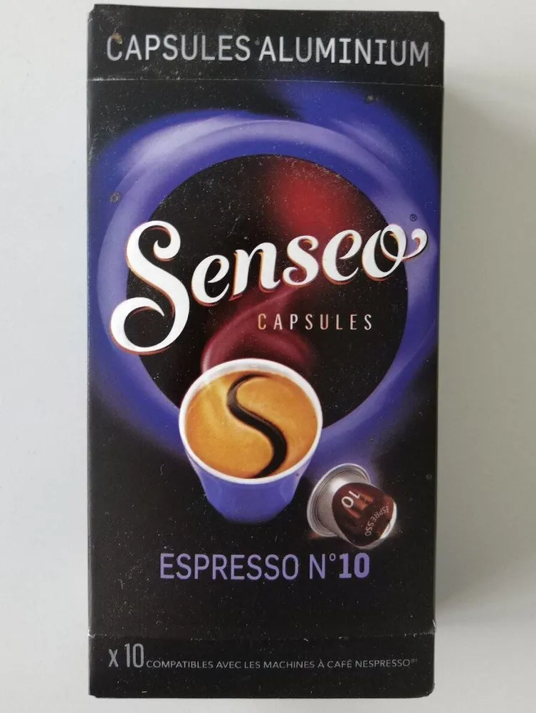 Senseo Capsules Espresso N°10 certifié UTZ