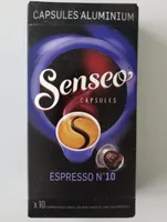 Senseo Capsules Espresso N°10 certifié UTZ