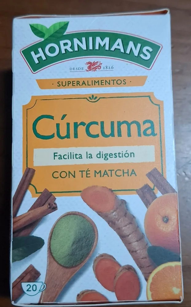 Cúrcuma con té matcha