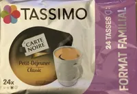 TASSIMO Carte Noire Petit Déjeuner Classic 24 Tdisc Lot de 3 (72 Tdisc)