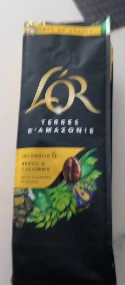L'or café en grains