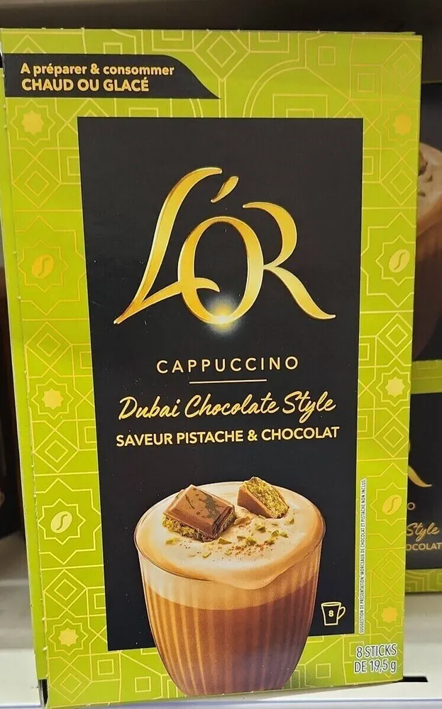 Cappuccino Dubai Chocolate Style