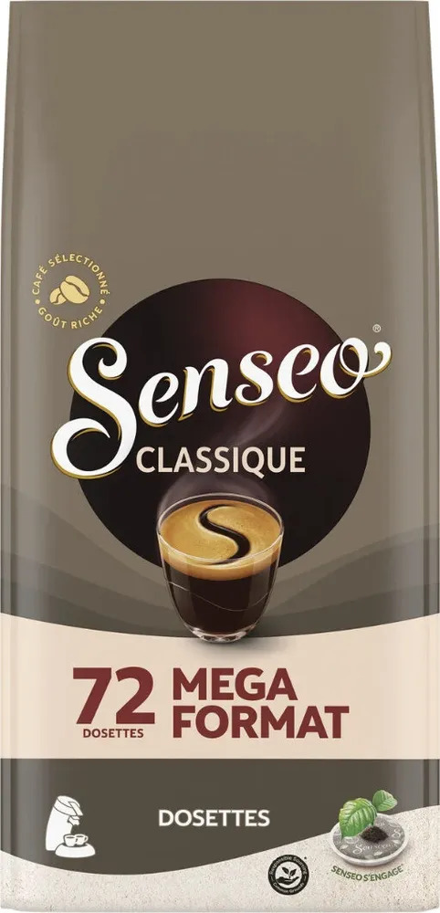 Senseo classique 72 dosette méga forma
