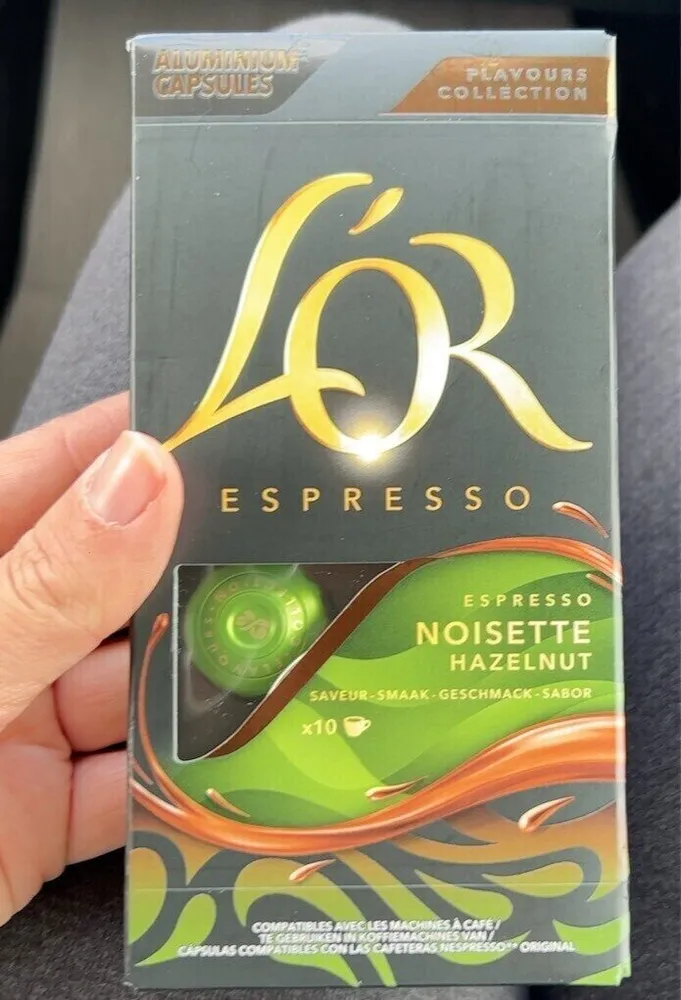Espresso noisette hazelnut