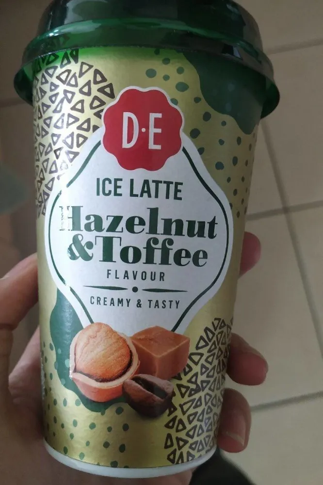 Ice latte hazelnut & toffee