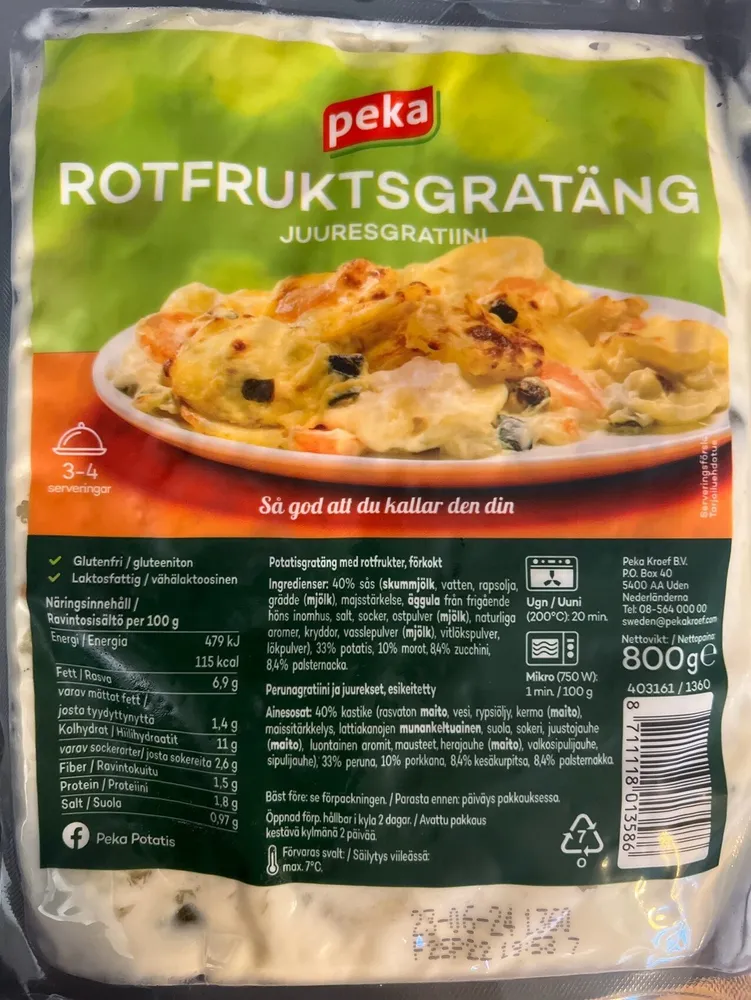Rotfruktsgratäng