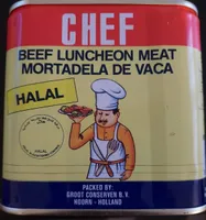 Beef luncheon meat